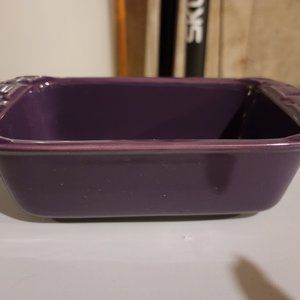 Longaberger Mini Loaf Pan in Eggplant